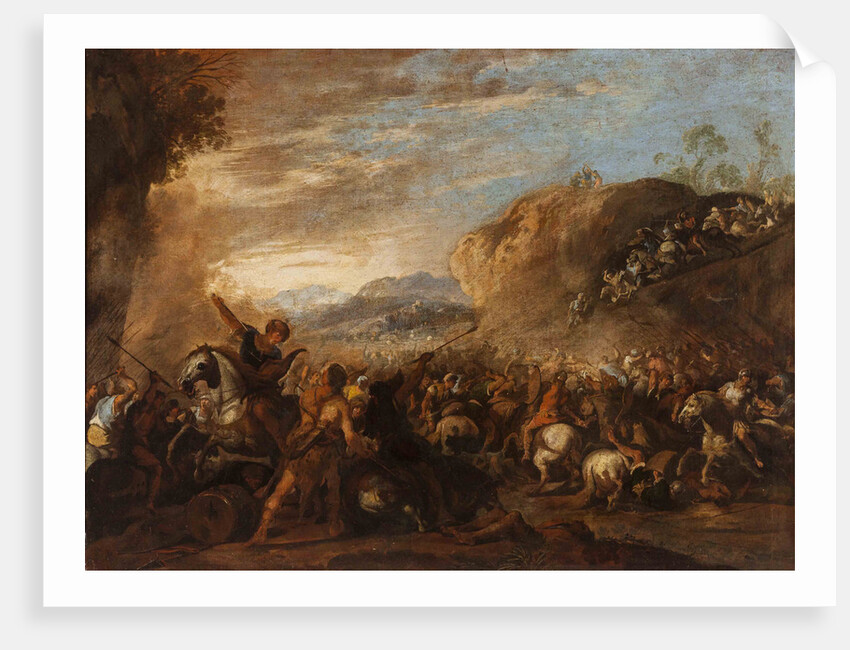 Battle between the Israelites and the Amalekites by Anonymous