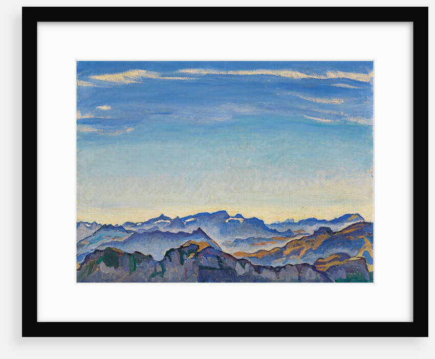 Vaud Alps seen from the Rochers de Naye, 1917 by Anonymous