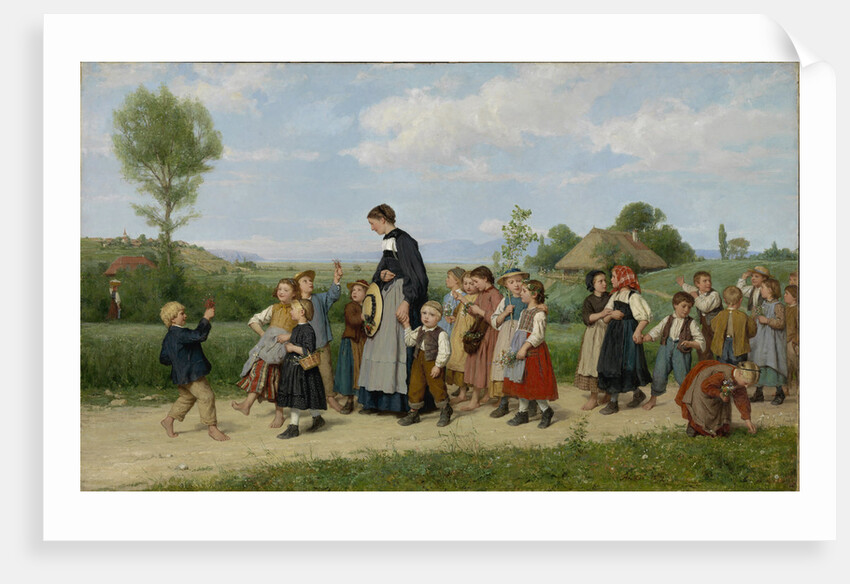 The Sunday School Walk, 1872 by Anonymous