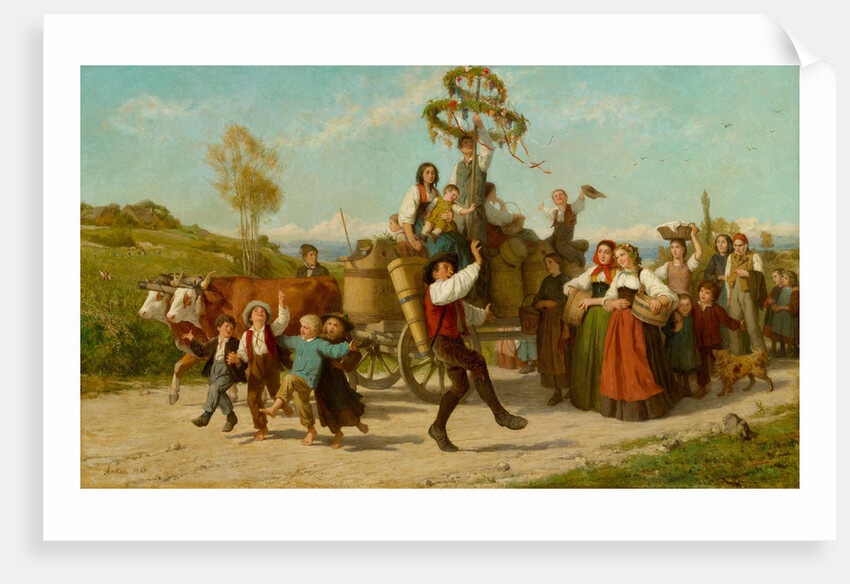 The Wine Festival, 1865 by Anonymous