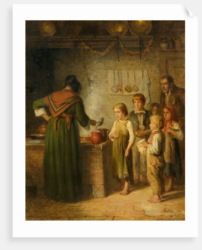 Soup for the Poor, 1859 by Anonymous