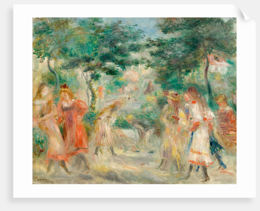 The Croquet Party (Girls in the Garden of Montmartre), c. 1895 by Anonymous