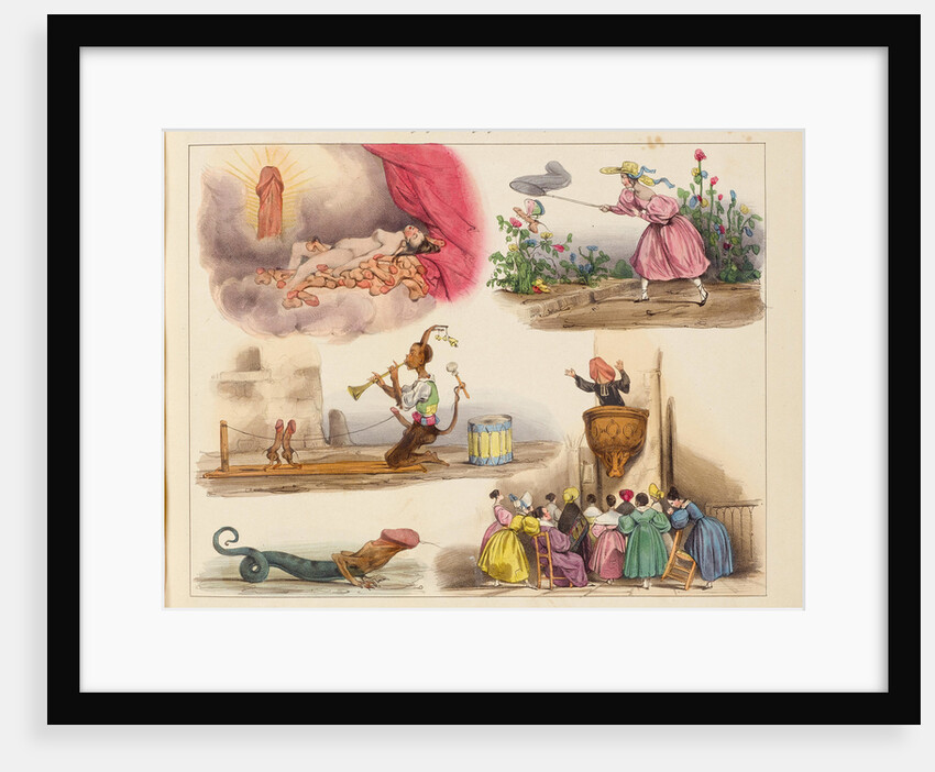 Illustration from the Series Charges et Décharges diaboliques, 1830 by Anonymous
