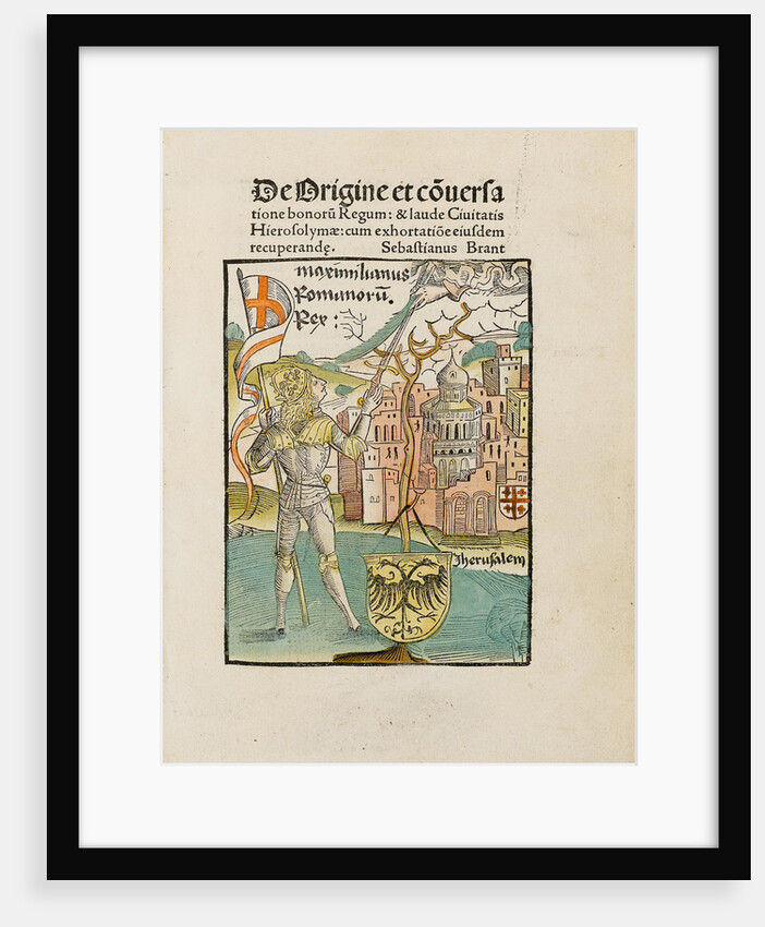 Illustration for De Origine et conversatione bonorum Regum by Sebastian Brant, 1495 by Anonymous