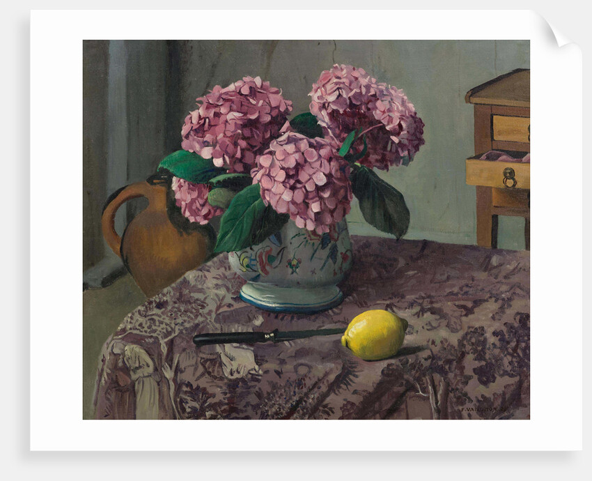 Hortensias and Lemon, 1923 by Anonymous