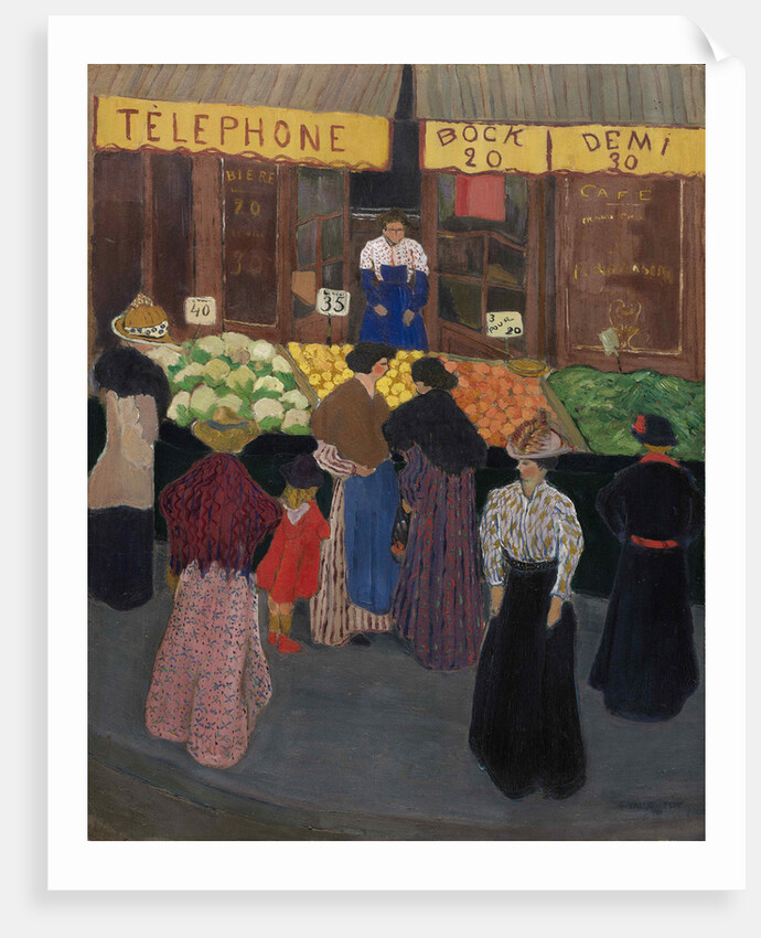 At the market, c. 1895 by Anonymous