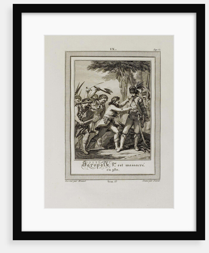 The Death of Yaropolk Svyatoslavich. 980 (From Histoire de Russie by Blin de Sainmore), 1797 by Anonymous