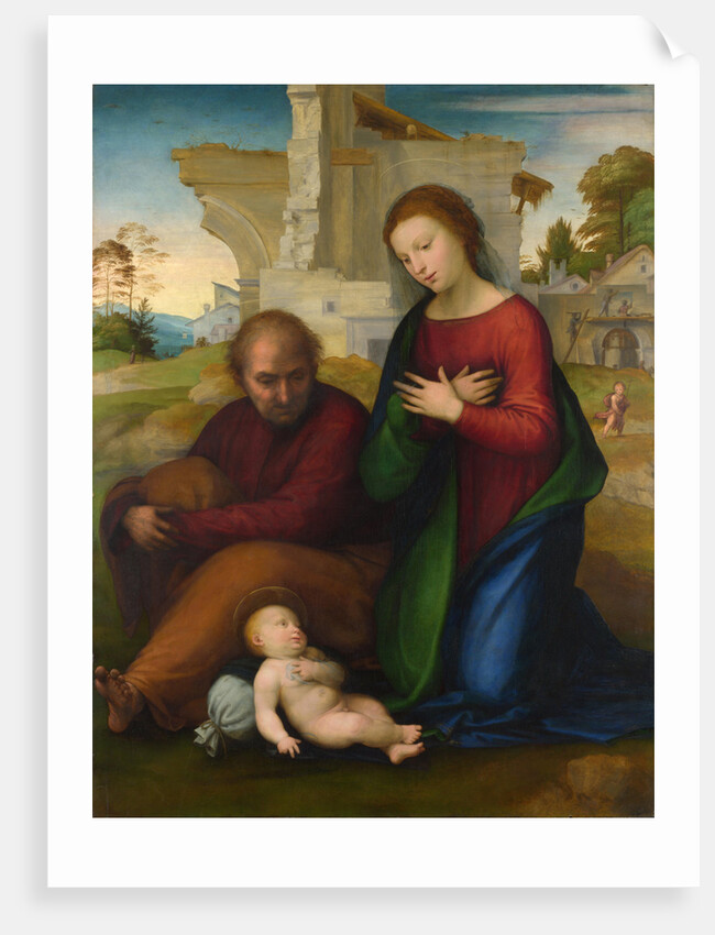 The Virgin adoring the Child with Saint Joseph, before 1511 by Anonymous