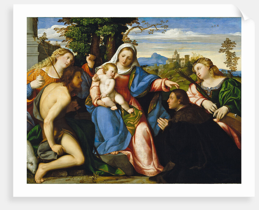 The Virgin and Child with Saints and a Donor, ca 1518-1520 by Anonymous