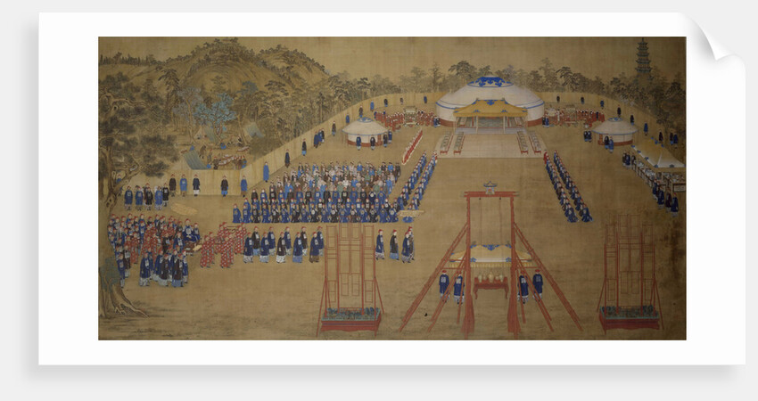 A banquet given by the Qianlong Emperor at the Chengde Mountain Resort in 1754, 1755 by Anonymous