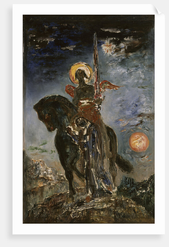 The Parca and the Angel of Death (La Parque et lange de la Mort), c. 1890 by Anonymous