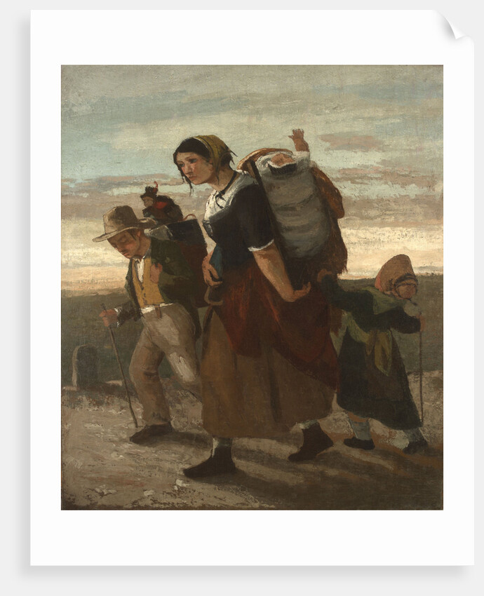 The gypsy and her children (La bohémienne et ses enfants), 1853-1854 by Anonymous