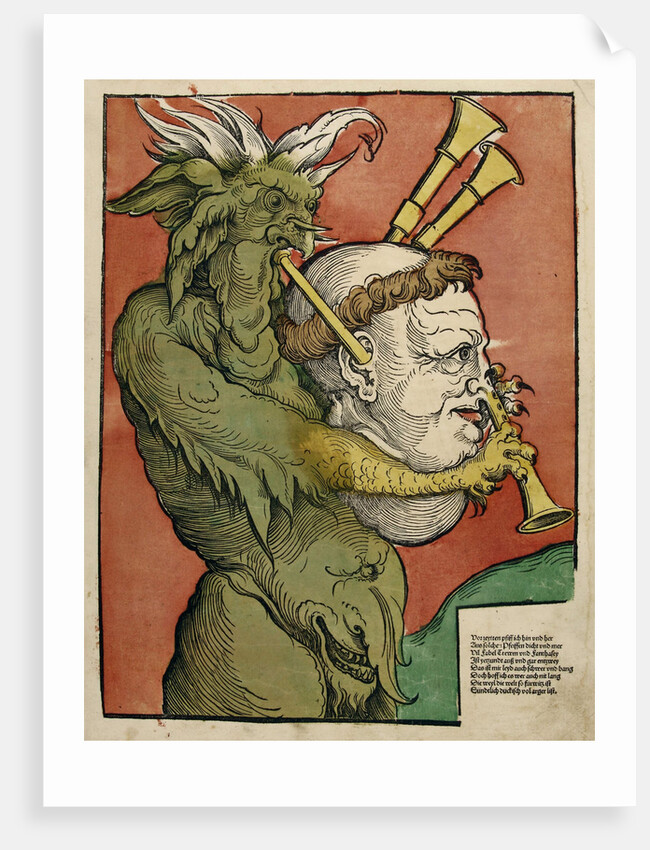 Luther as the Devils Bagpipes, c.1535 by Anonymous
