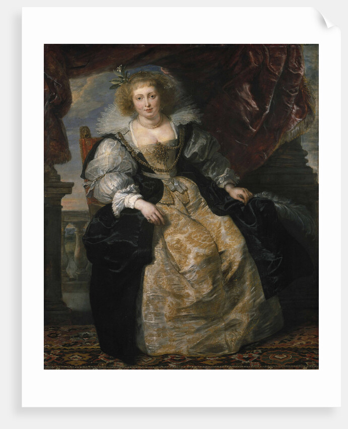 Hélène Fourment in wedding dress, c. 1630-1631 by Anonymous