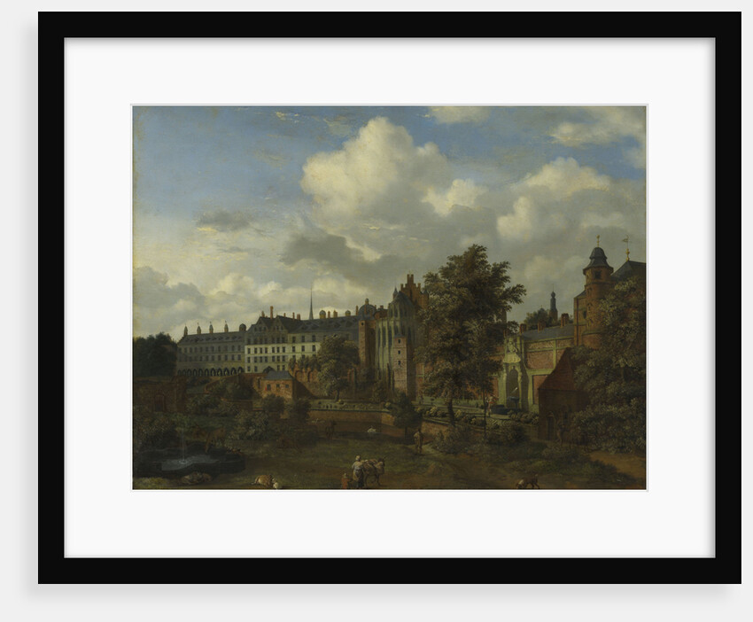 The old palace in Brussels, ca 1665 by Anonymous