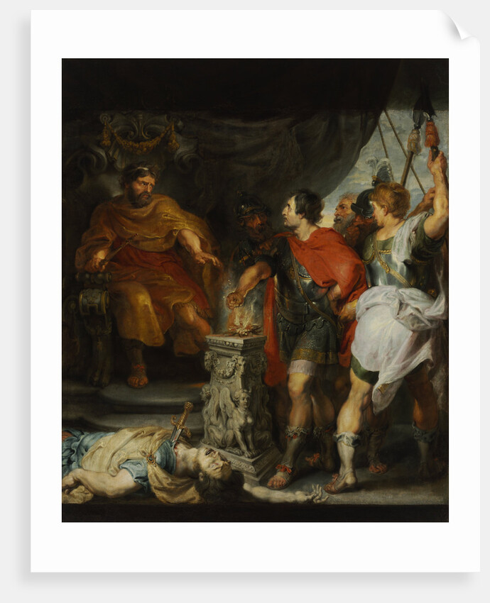 Mucius Scaevola before Porsenna, c. 1618 by Anonymous