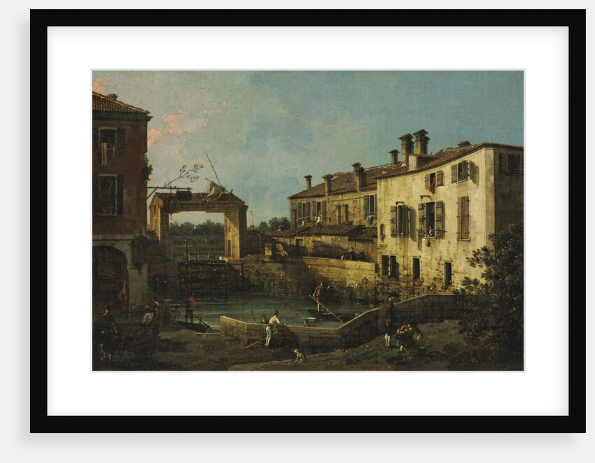 The Lock at Dolo, c. 1763 by Anonymous
