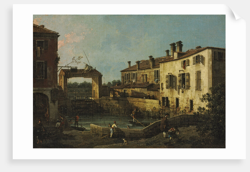 The Lock at Dolo, c. 1763 by Anonymous