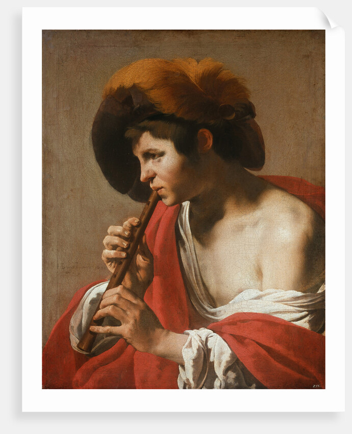 Flute Player, 1621 by Anonymous