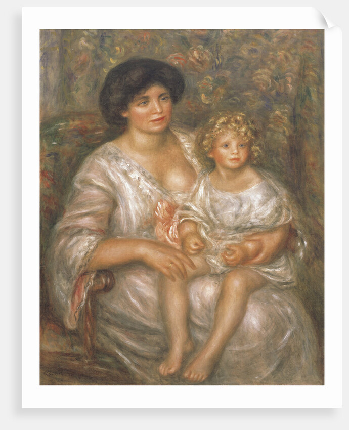 Madame Thurneyssen and her Daughter, 1910 by Anonymous