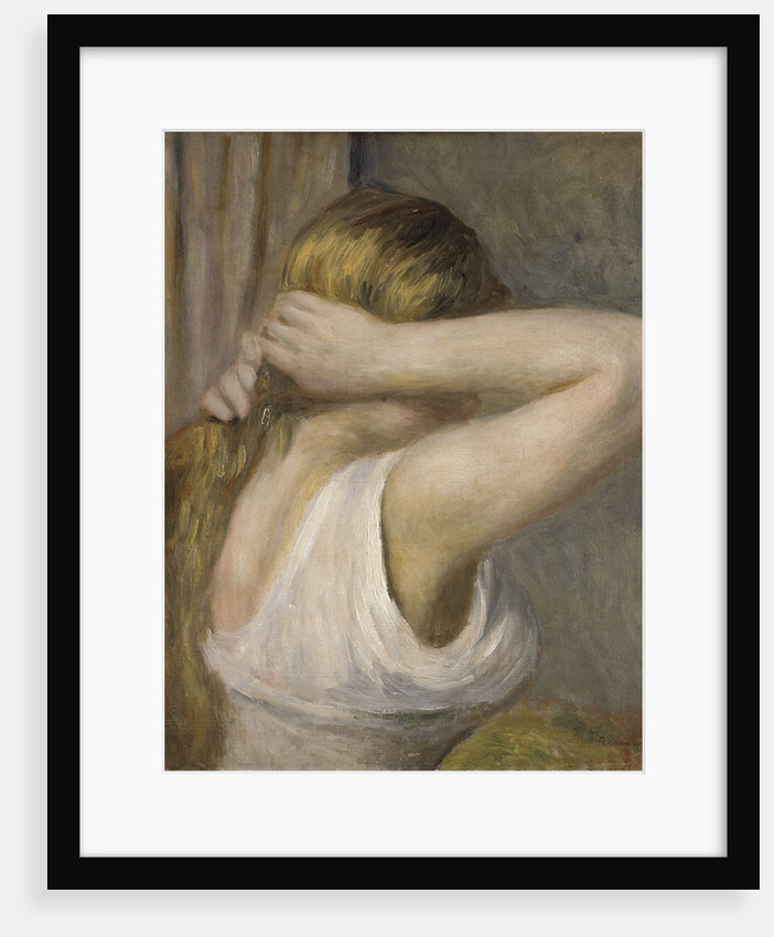 Young Woman with Raised Arms, c. 1895 by Anonymous