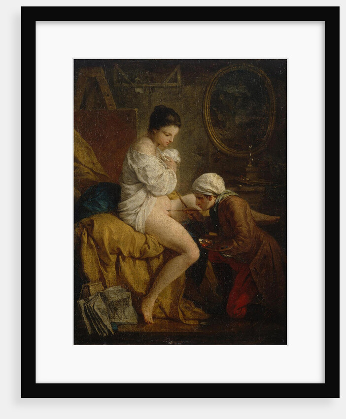 Scene from the Fable Le bât (The Pack Saddle) by Jean de La Fontaine, Early 1730s by Anonymous