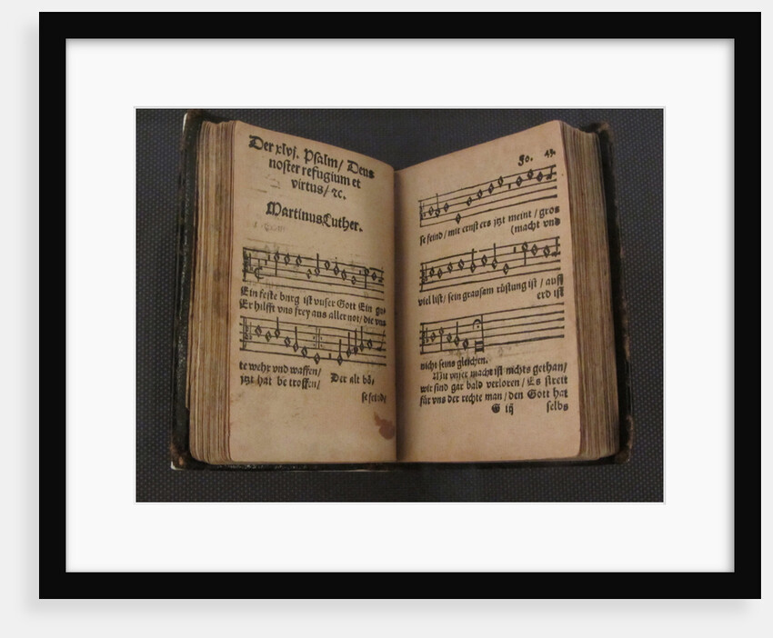 A Mighty Fortress Is Our God by Martin Luther, 1533 by Anonymous