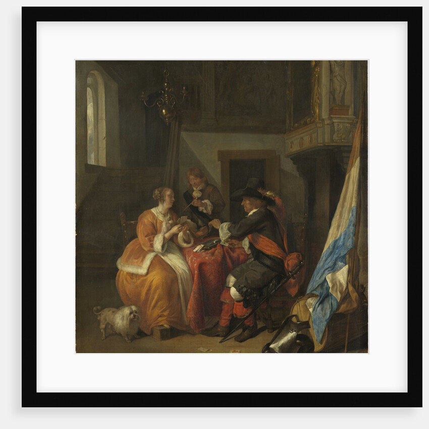 A Card Game, 1650s by Anonymous