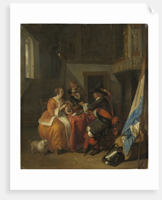 A Card Game, 1650s by Anonymous