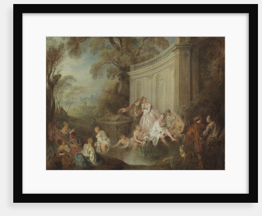 A Company Bather in a Park by Anonymous