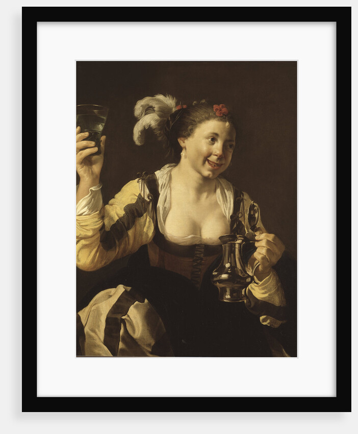 A Girl Holding a Glass (Taste by Anonymous