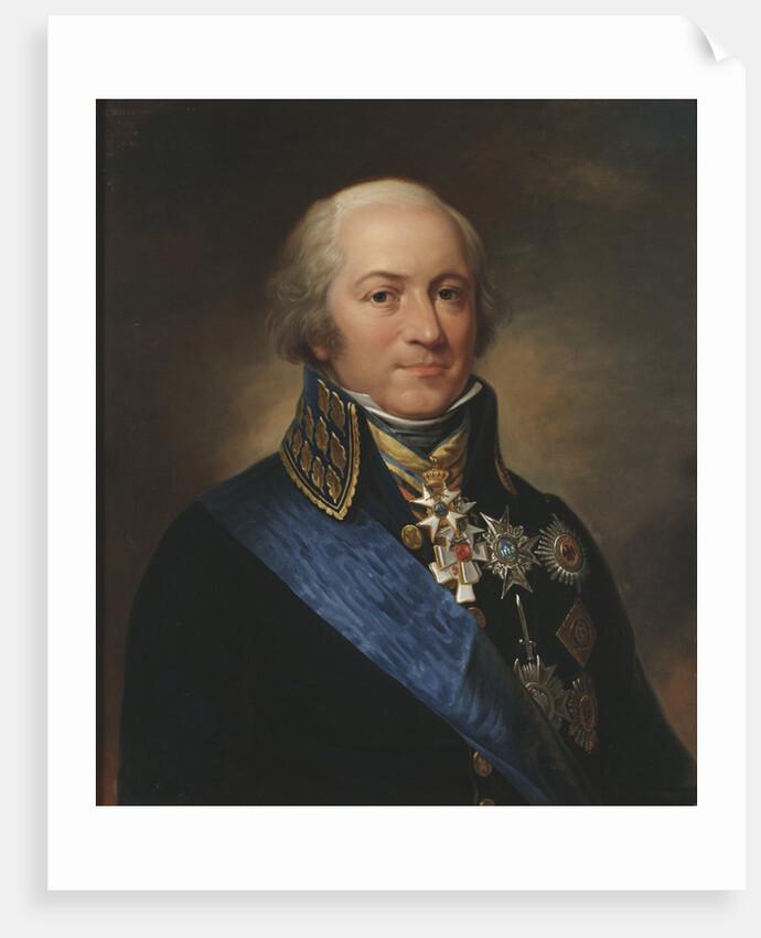 Portrait of Count Carl Johan Adlercreutz, 1846 by Anonymous