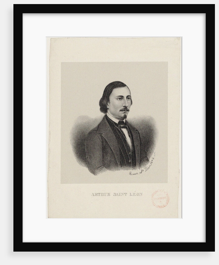 Portrait of Arthur Saint-Léon, 1845 by Anonymous