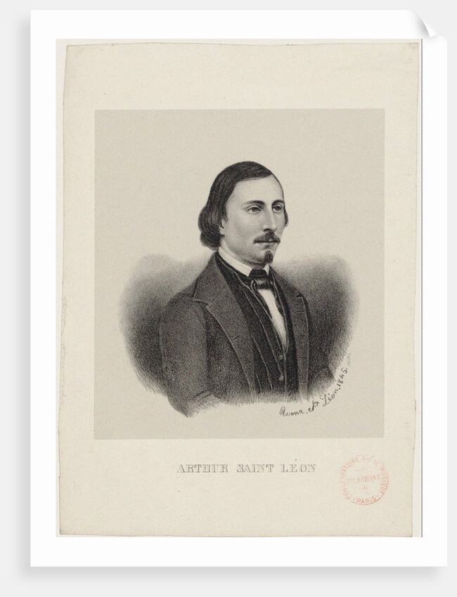 Portrait of Arthur Saint-Léon, 1845 by Anonymous