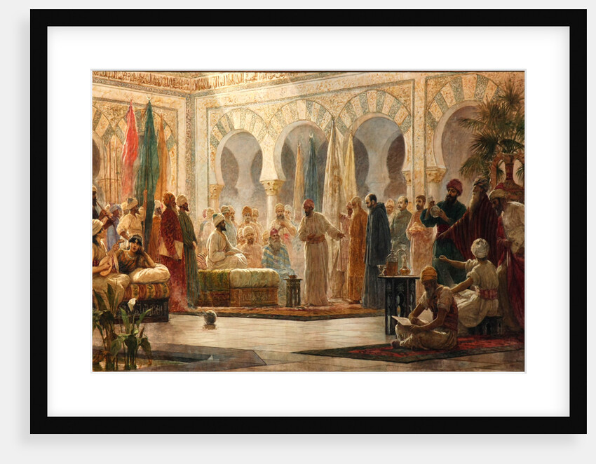 Caliph Abd al-Rahman III Receiving the Ambassador, 1885 by Anonymous