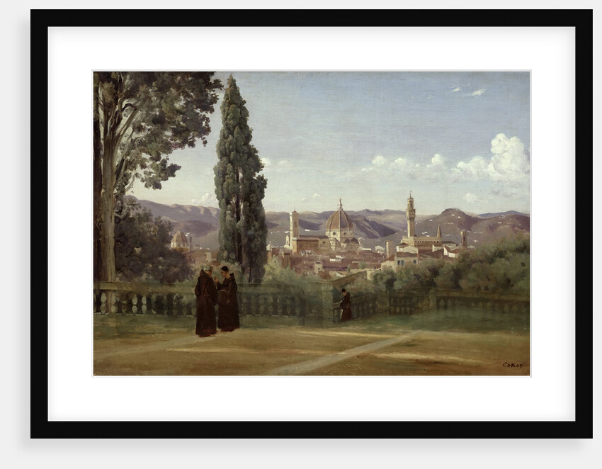 View of Florence from the Boboli Gardens, ca 1835-1840 by Anonymous