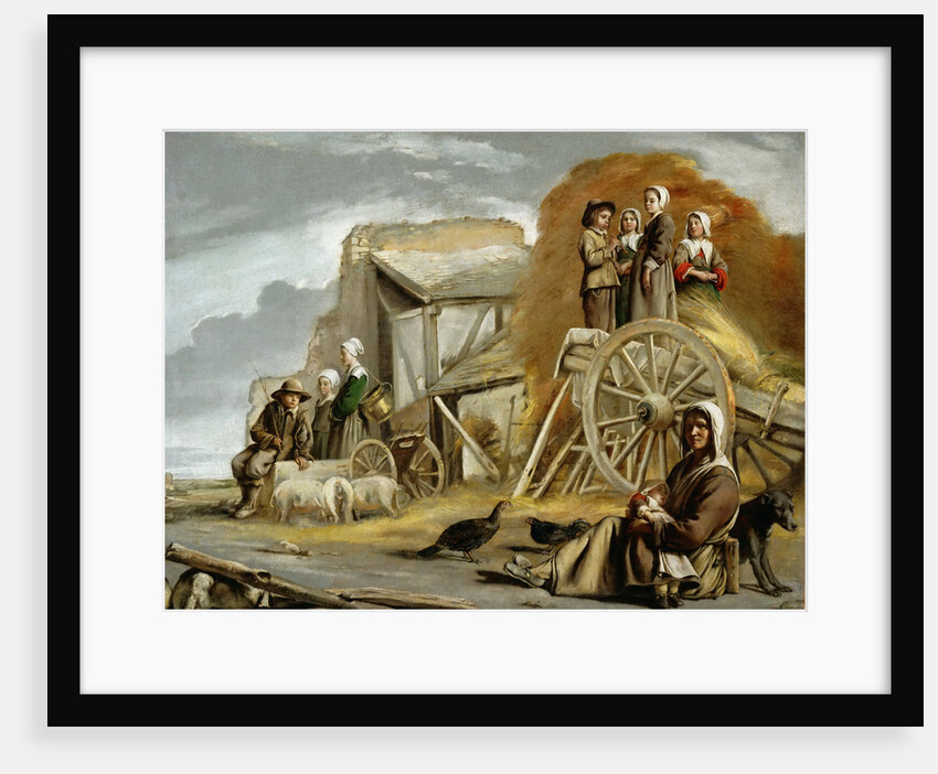 The Haycart (Return From Haymaking), 1642 by Anonymous