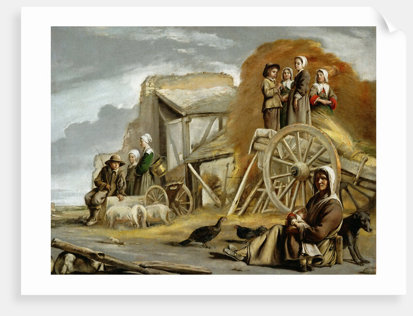 The Haycart (Return From Haymaking), 1642 by Anonymous