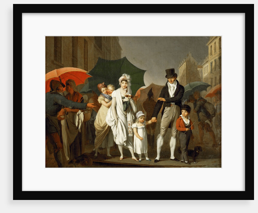 The Downpour, ca 1805 by Anonymous