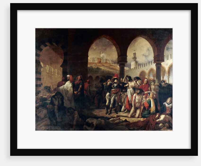 Bonaparte Visiting the Plague Victims of Jaffa, 1804 by Anonymous