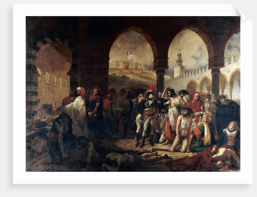 Bonaparte Visiting the Plague Victims of Jaffa, 1804 by Anonymous