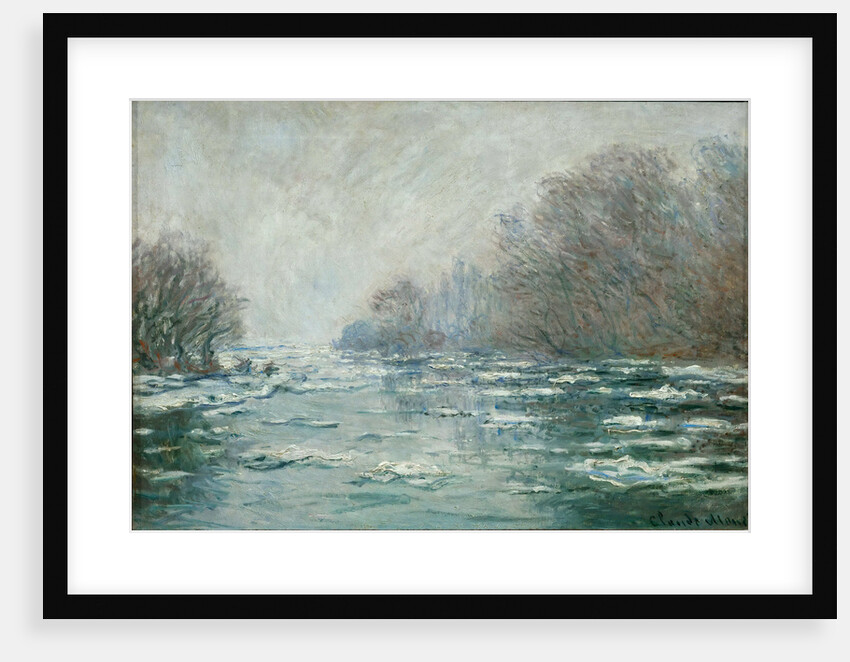 Ice Floes Near Vétheuil (La Débâcle près de Vétheuil), c. 1880 by Anonymous