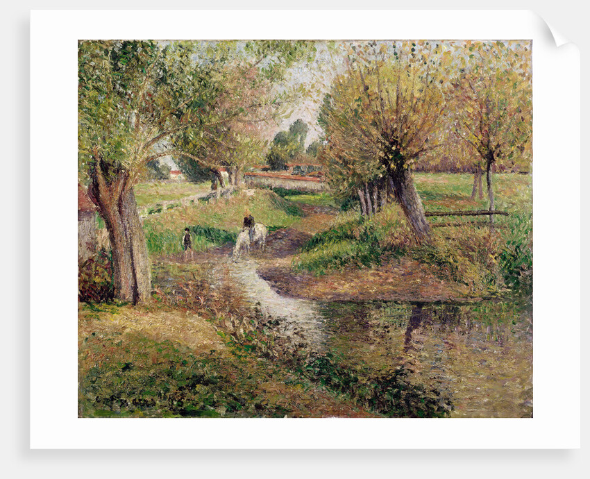 The Watering Place, Éragny, 1895 by Anonymous