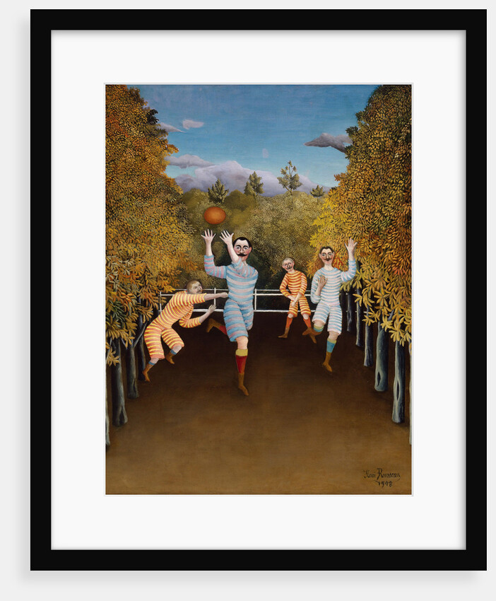 The Football Players, 1908 by Anonymous