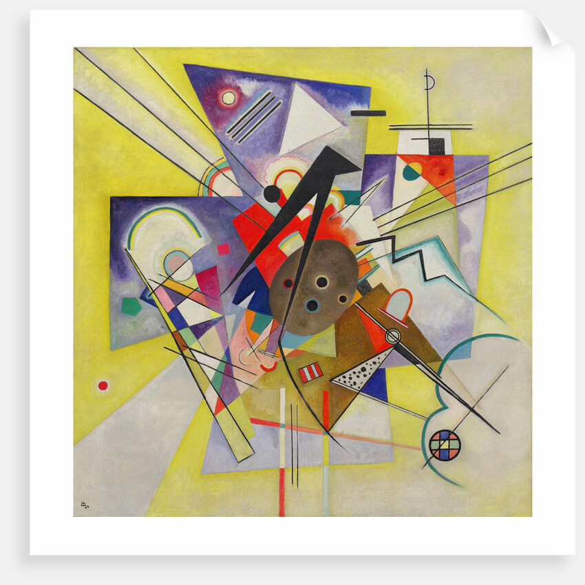 Yellow Accompaniment (Gelbe Begleitung), 1924 by Anonymous