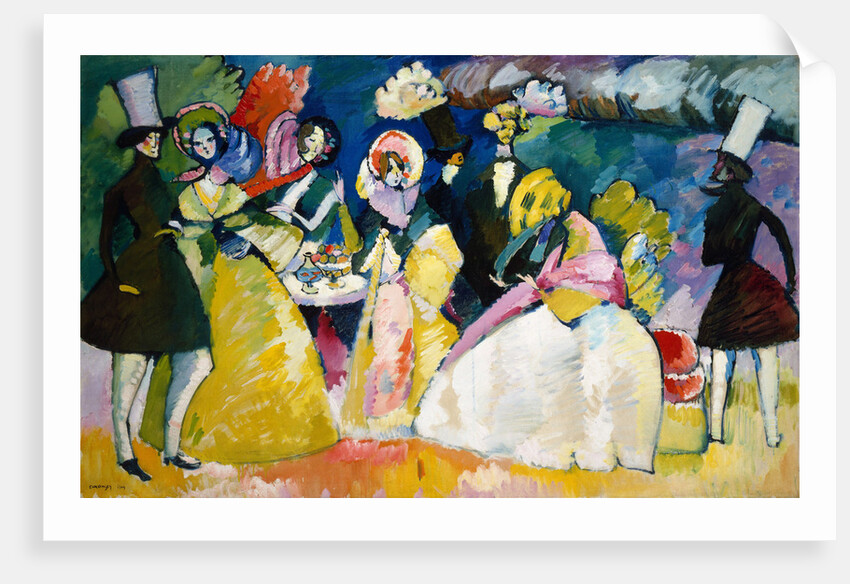 Group in Crinolines (Reifrockgesellschaft), 1909 by Anonymous