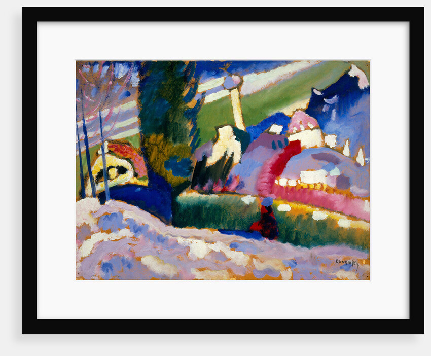 Winter Landscape with Church, 1910-1911 by Anonymous