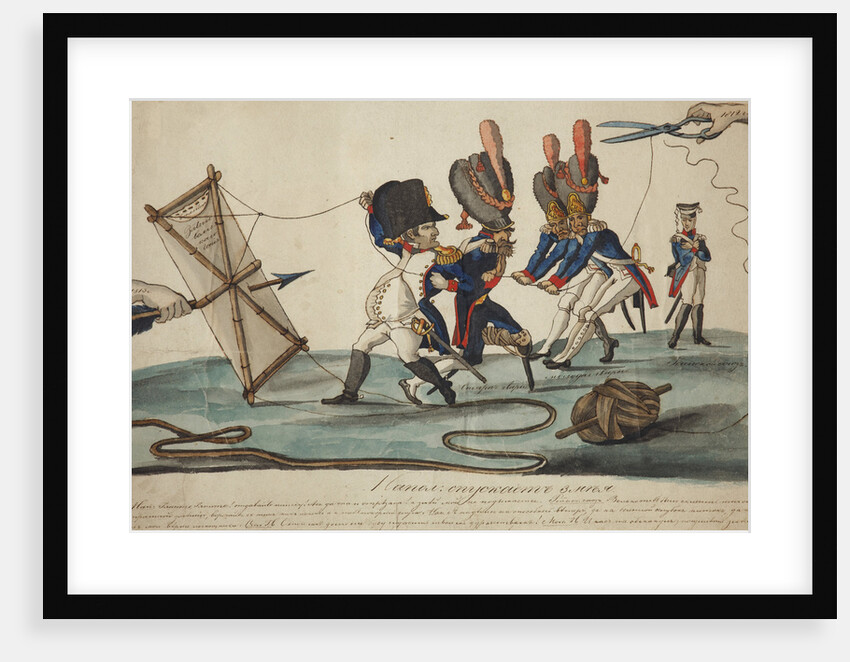 Napoleon Flying Kite, 1813 by Anonymous