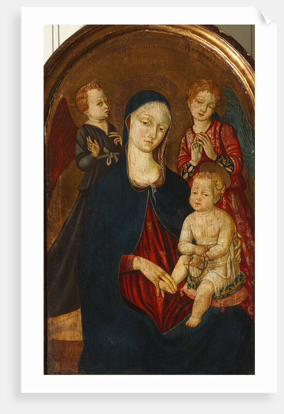 The Virgin and Child with Two Angels, 1490s by Anonymous