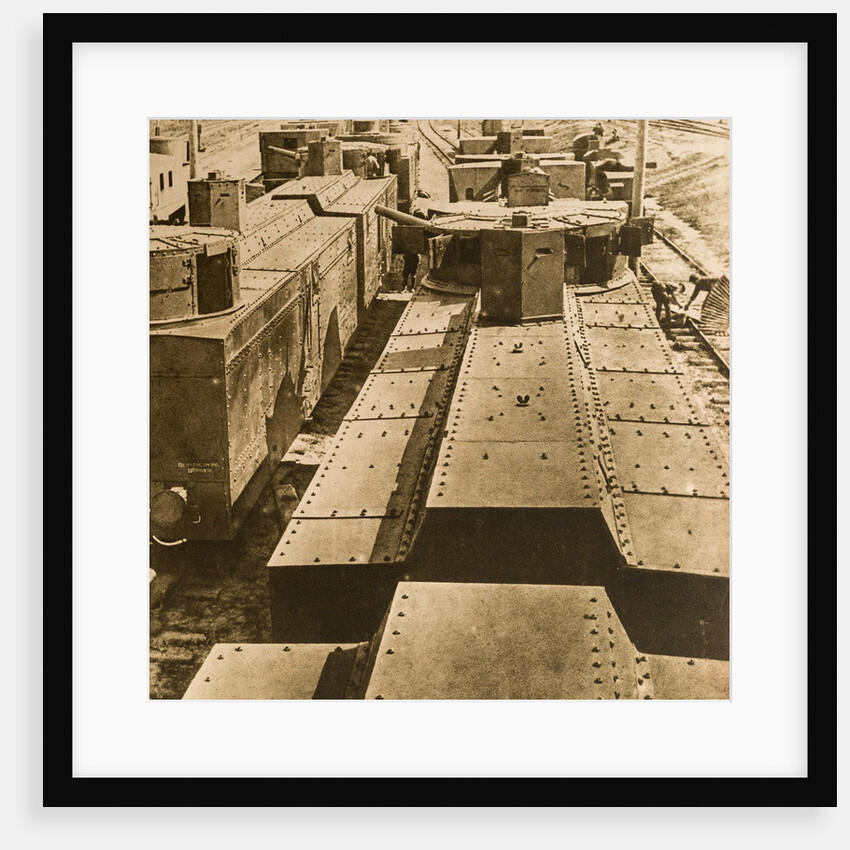Red Army Armoured Trains, Early 1930s by Anonymous